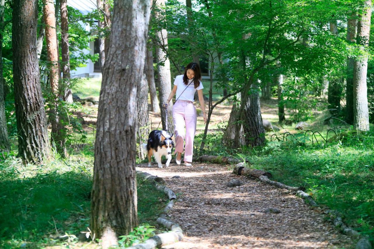 Yutorelo Tateshina Hotel With Dogs Тино Экстерьер фото